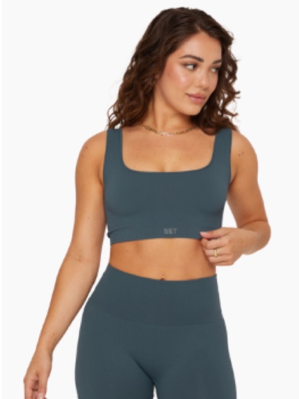 Set Active SCULPTFLEX® BOX CUT BRA - NEPTUNE